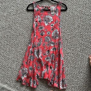 Free People Pink Floral Mini Dress
